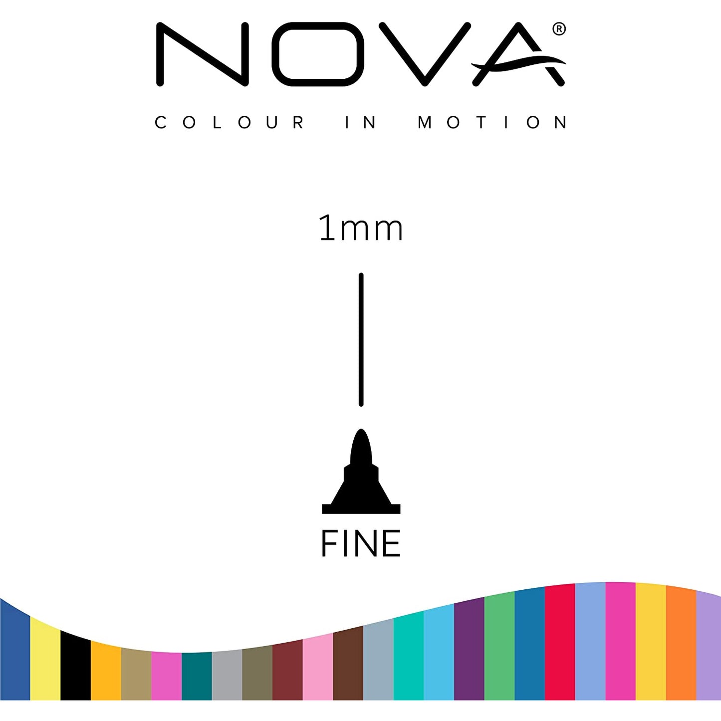 Fabric Marker Pens | Choose 12 Dual Tips or 24 Fine Markers | Permanent Brights - SweetpeaStore