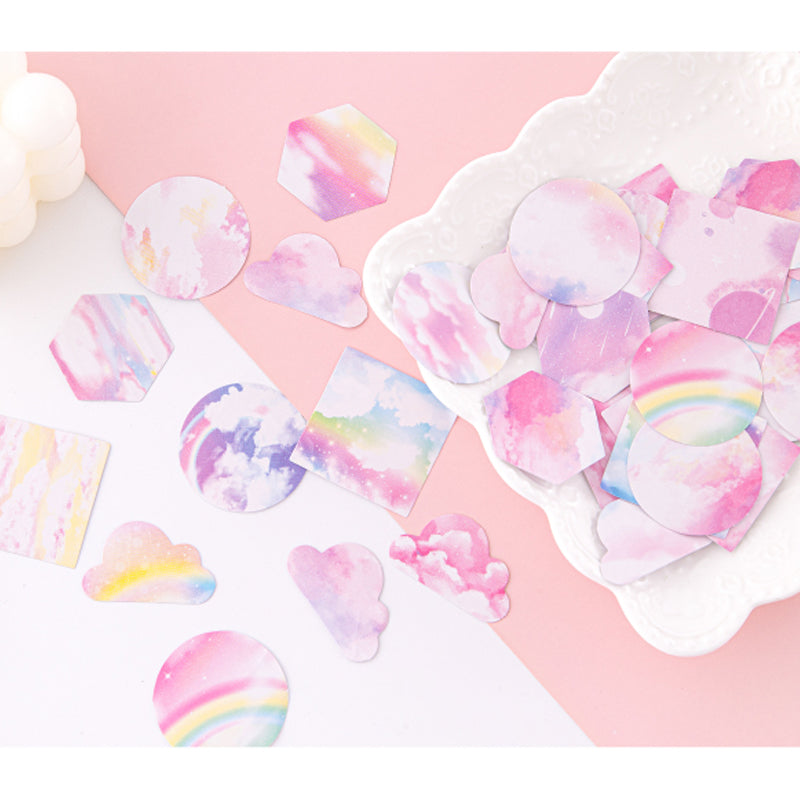 Unicorn or Rainbow Stickers Mini Box | Cute Planner Scrapbook Pink Paper Sticker - SweetpeaStore