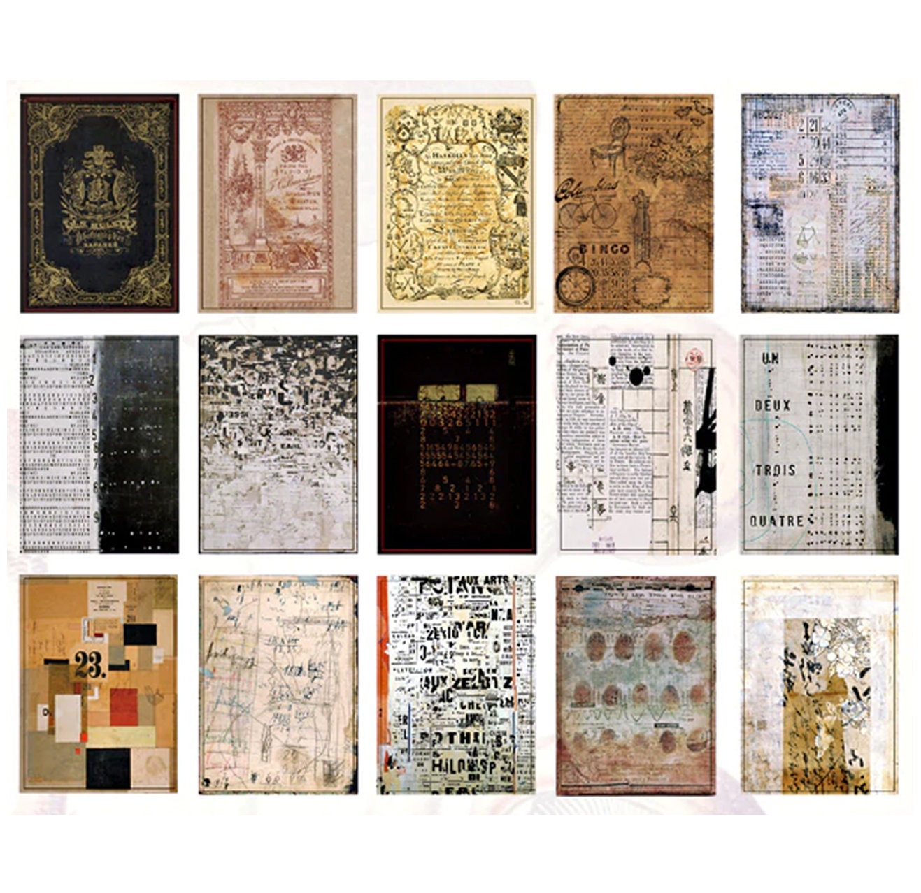 Journalling Papers | Mini Journaling Scrapbook Collage Papers | 60 page Book | Celestial Butterflies Junk Journal Music Botanical Birds - SweetpeaStore