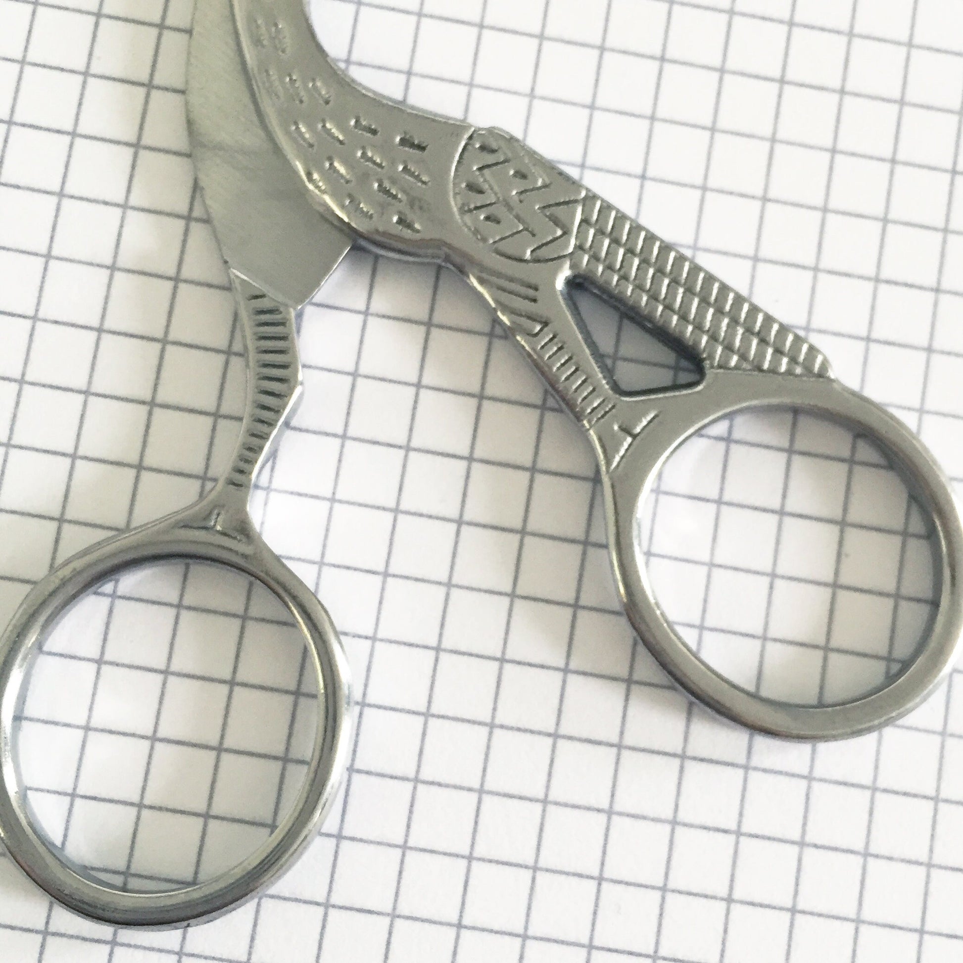 Silver Stork Scissors | Embroidery Bird Needlework Embroidery Craft Manicure Scissor - SweetpeaStore