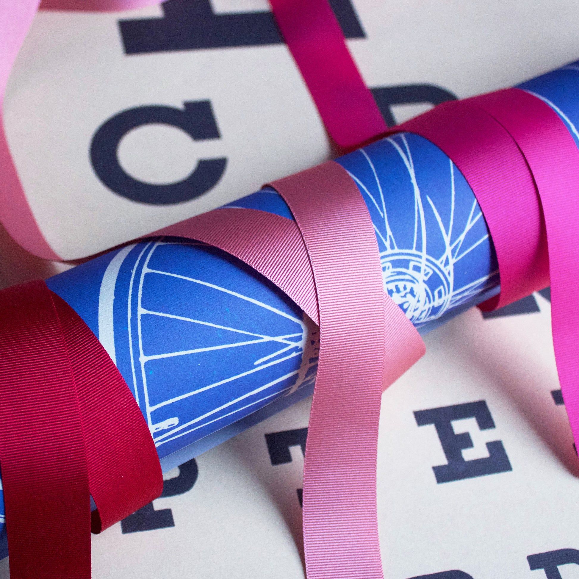 Pink Grosgrain Ribbon 25mm Berisford's 1m to Full Roll Sewing Valentine's Wrapping Craft - SweetpeaStore