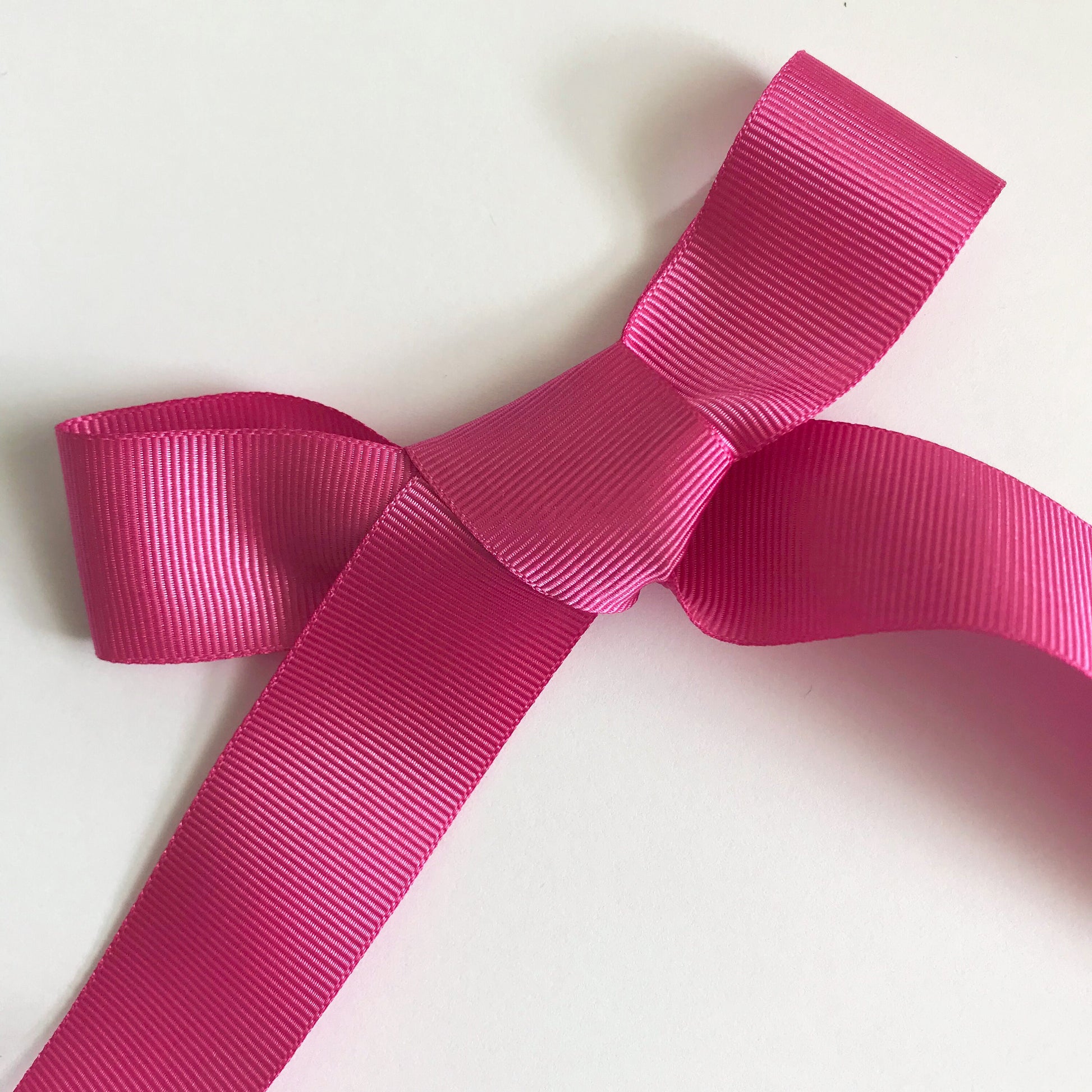 Pink Grosgrain Ribbon 25mm Berisford's 1m to Full Roll Sewing Valentine's Wrapping Craft - SweetpeaStore