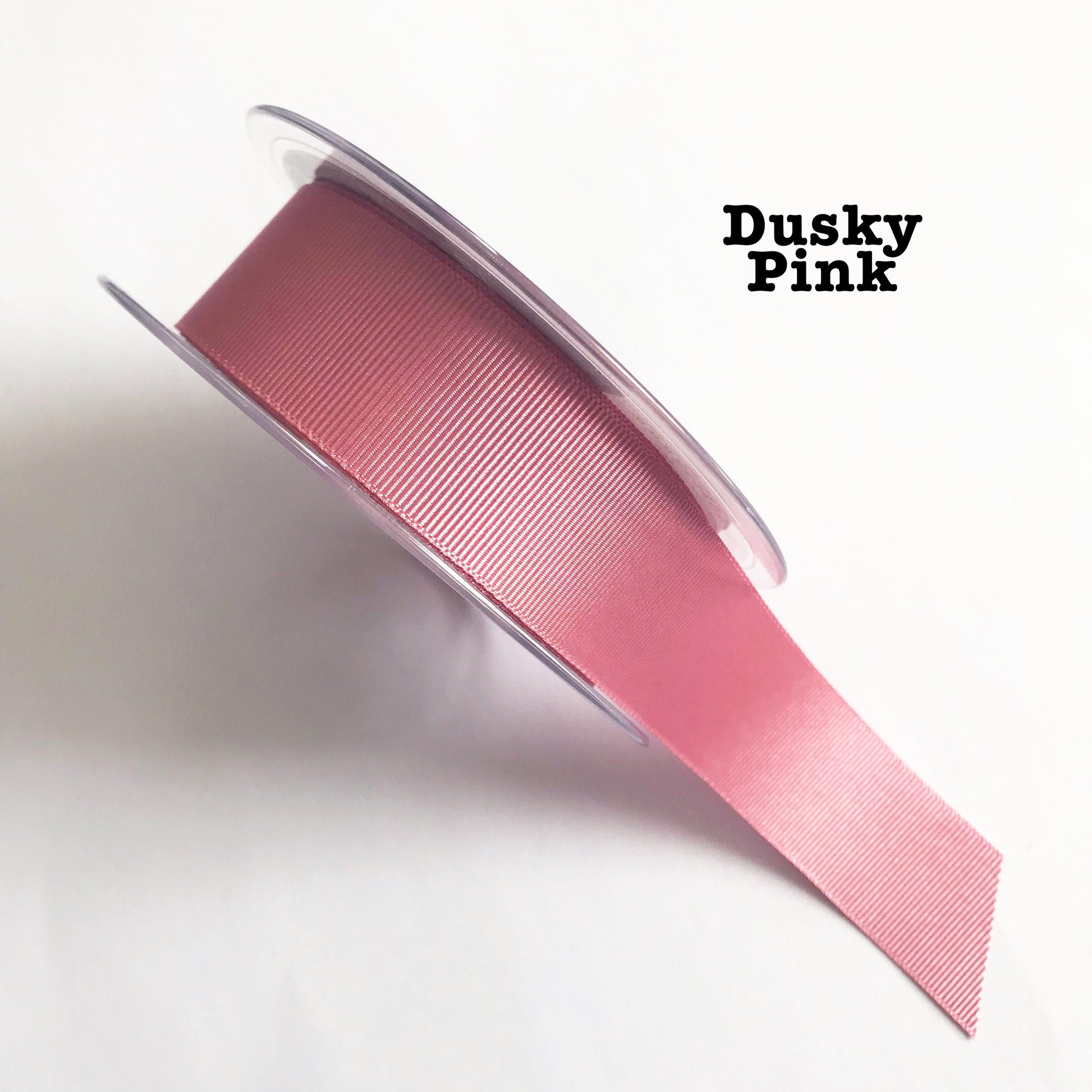Pink Grosgrain Ribbon 25mm Berisford's 1m to Full Roll Sewing Valentine's Wrapping Craft - SweetpeaStore