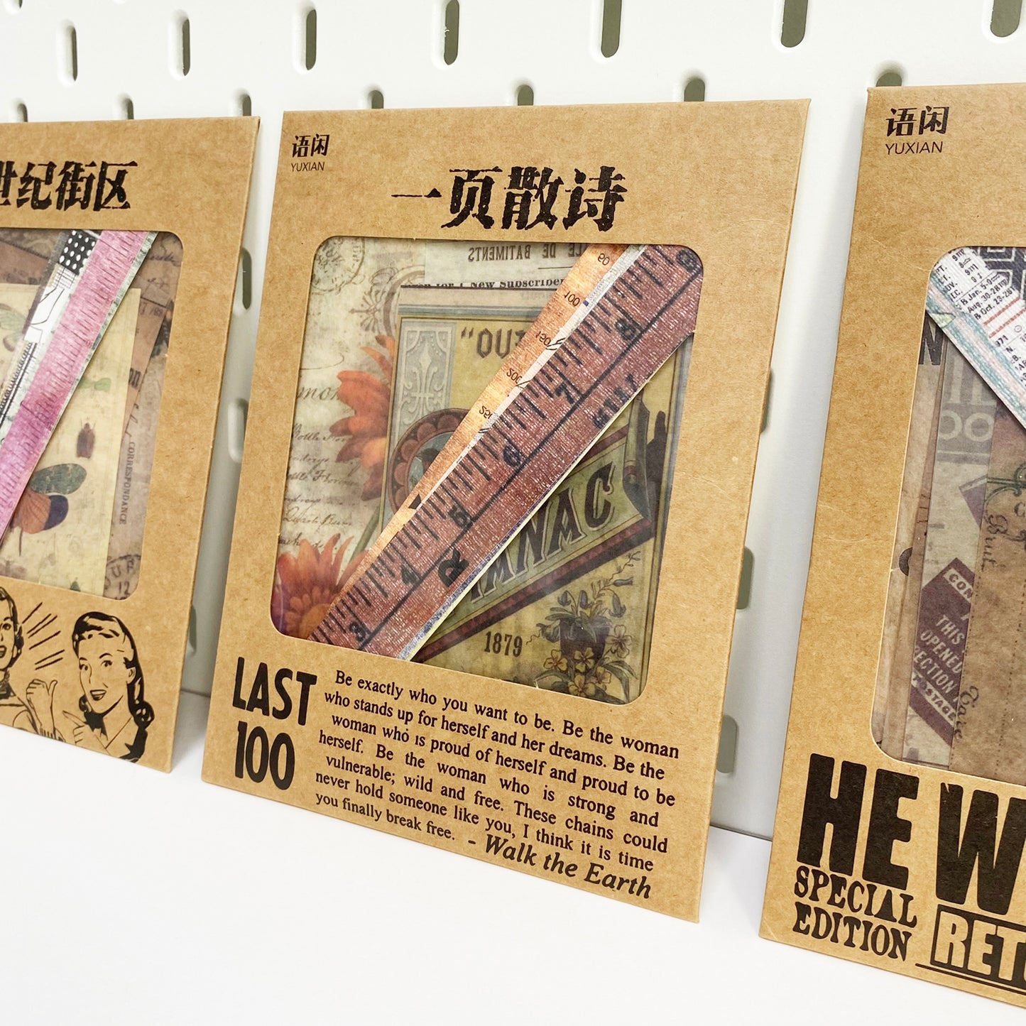 Vintage Papers & Stickers Ephemera | Scrapbooking Junk Journal | 4 Set to Choose - SweetpeaStore
