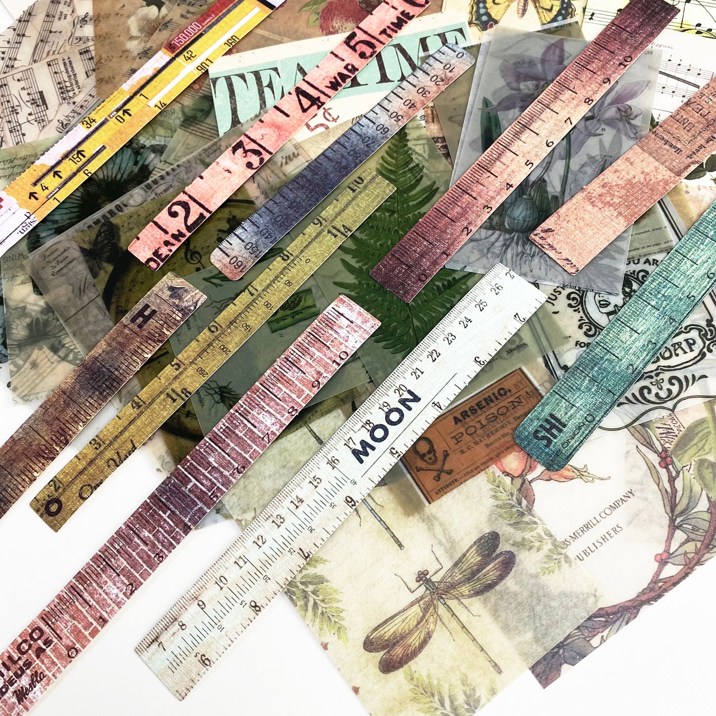 Vintage Papers & Stickers Ephemera | Scrapbooking Junk Journal | 4 Set to Choose - SweetpeaStore