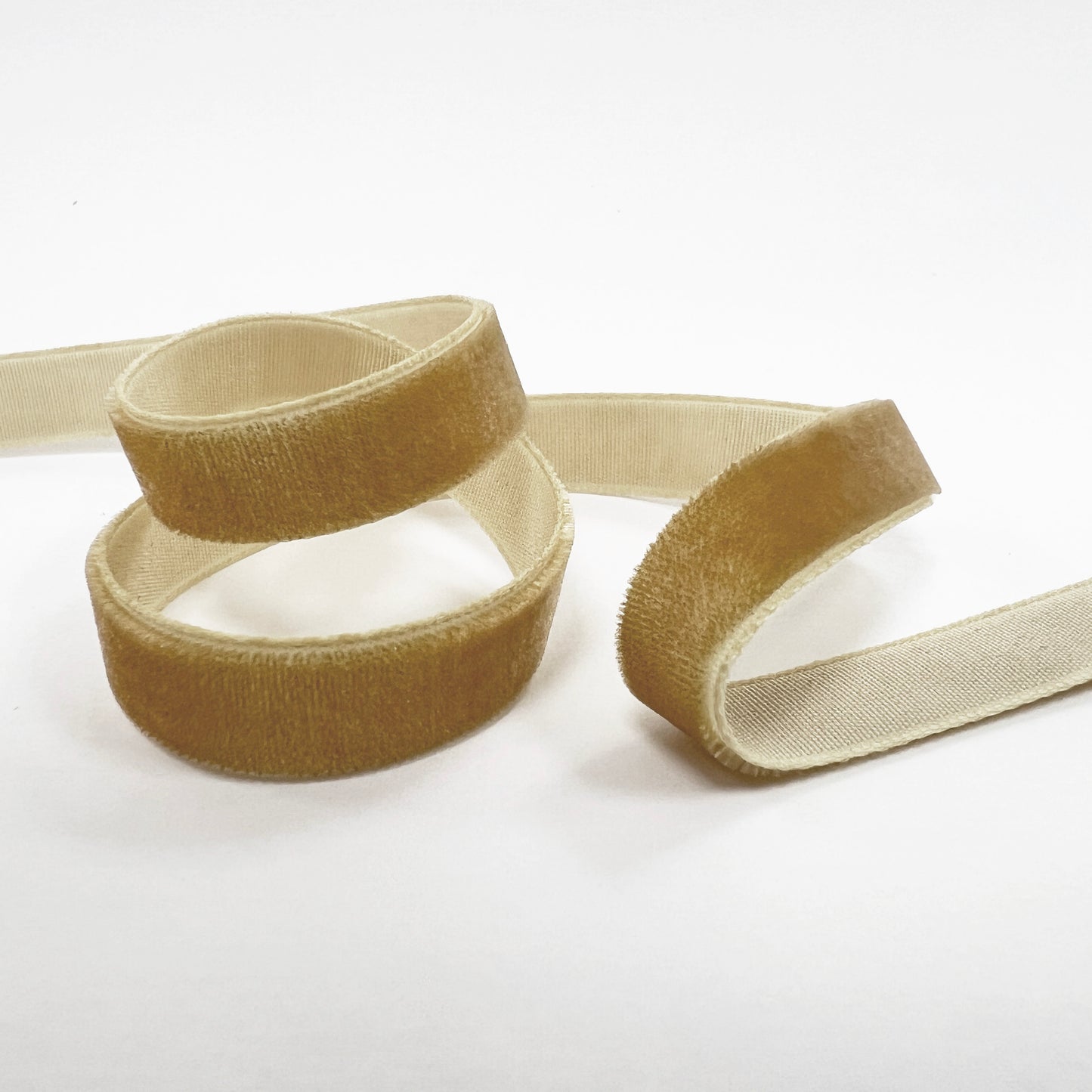 9mm Gold Velvet Ribbon | 1m or Full Roll | Single Sided | Invitations Craft Decorations Decor - SweetpeaStore