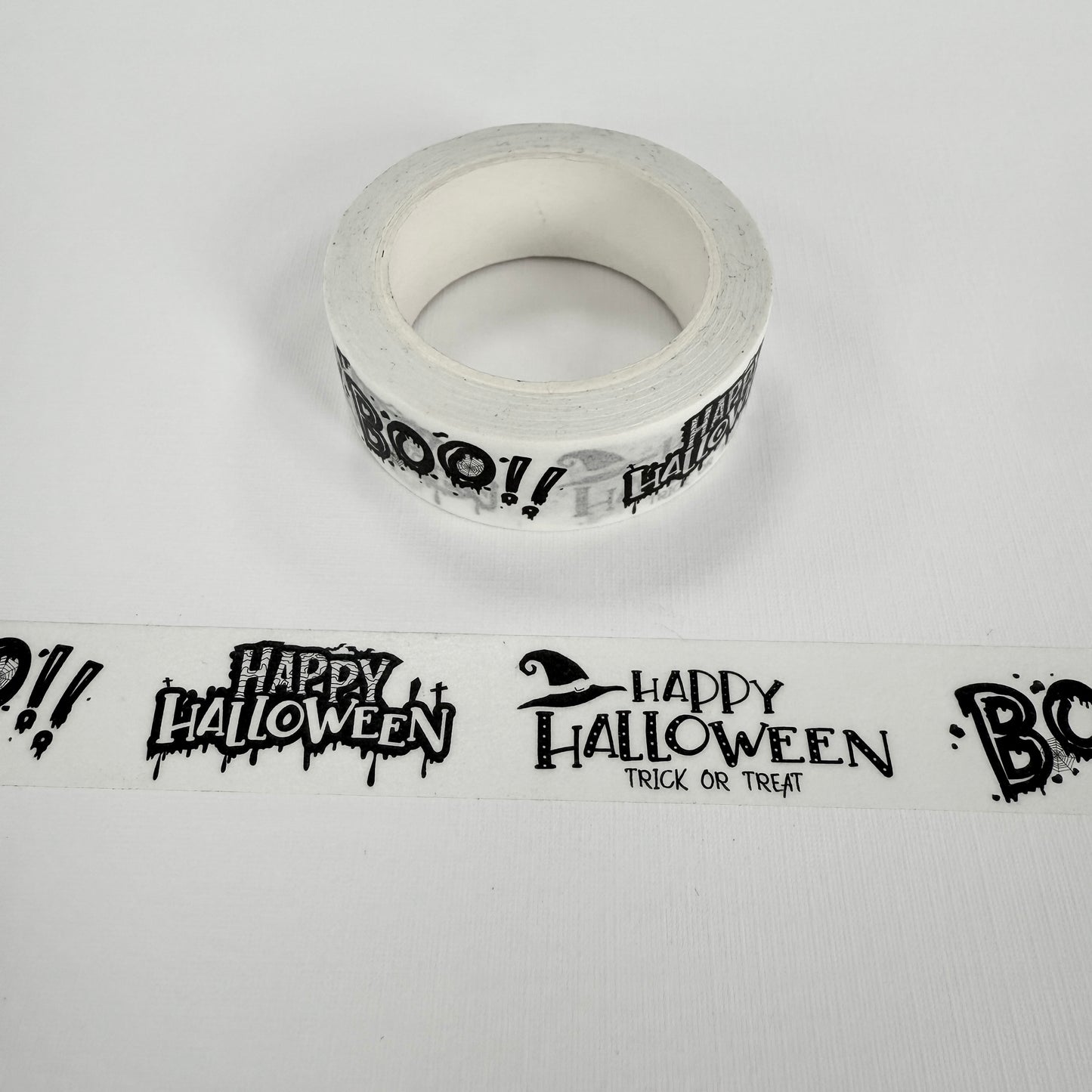 Boo! Happy Halloween Washi Tape - 15mm x 10m Roll - SweetpeaStore