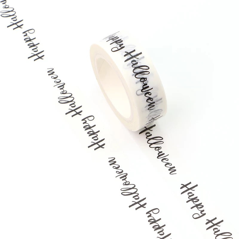 Happy Halloween Washi Tape - 15mm x 10m Roll - SweetpeaStore