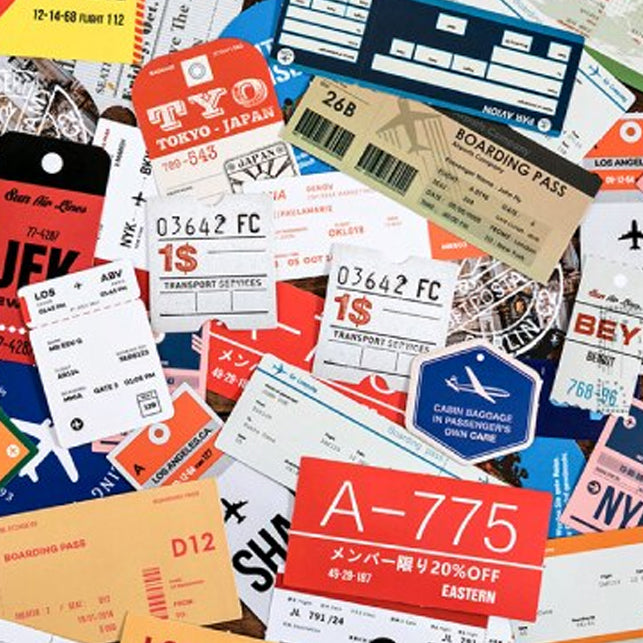 World Traveller Sticker Set - Choose Design - 30 Stickers - SweetpeaStore