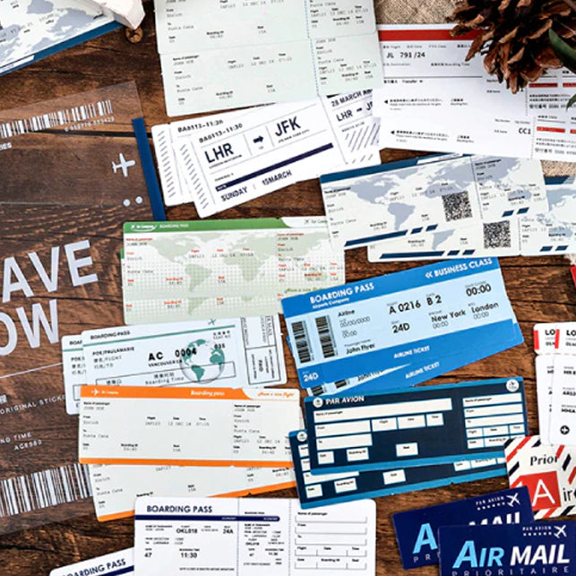 World Traveller Sticker Set - Choose Design - 30 Stickers - SweetpeaStore