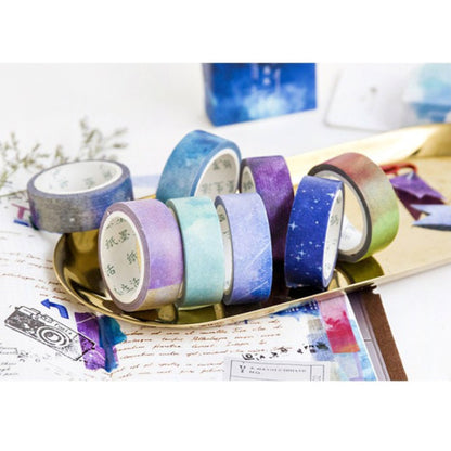 Cosmic Skies Space Galaxy Starry Celestial Sky | 15mm x 7m Paper Washi Masking Tape | Choose Design Or Buy Set! - SweetpeaStore