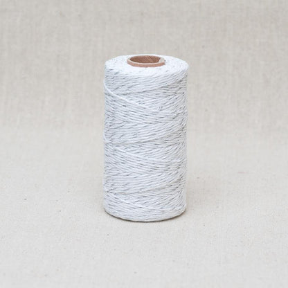 Metallic Lurex Bakers Twine 100m Roll | Wrapping Craft Rustic String | Gold Silver White Natural Red Green Metallic