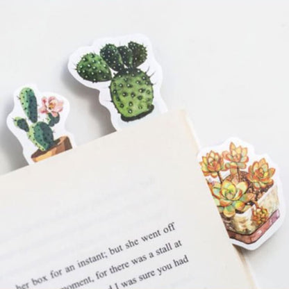 50 House Plant Mini Box Stickers Cactus Cacti Succulents | Peel Off Sticker Scrapbooking Journalling - SweetpeaStore