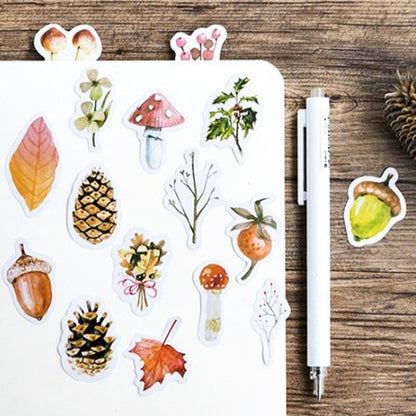 Autumn Stickers & Washi Tape | Sticker Journalling Scrapbooking Stationery - SweetpeaStore