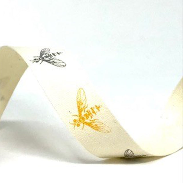 Cotton Bee Ribbon Vintage Trim Bees 15mm 25mm Sewing Craft Wrapping - SweetpeaStore