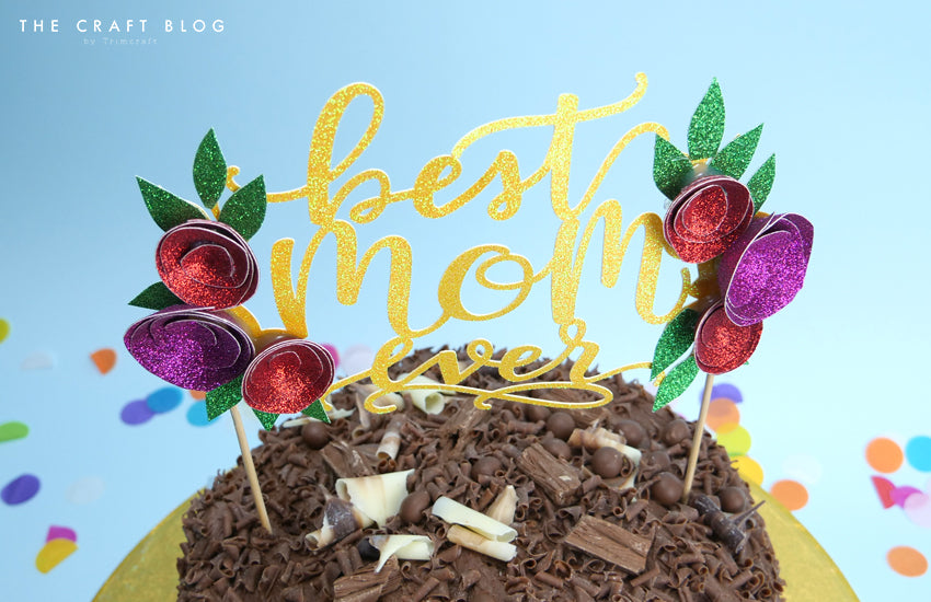 Glitter Card A4 or 12" x 12" Double Sided Metallics Rose Gold Silver or Rainbow - SweetpeaStore