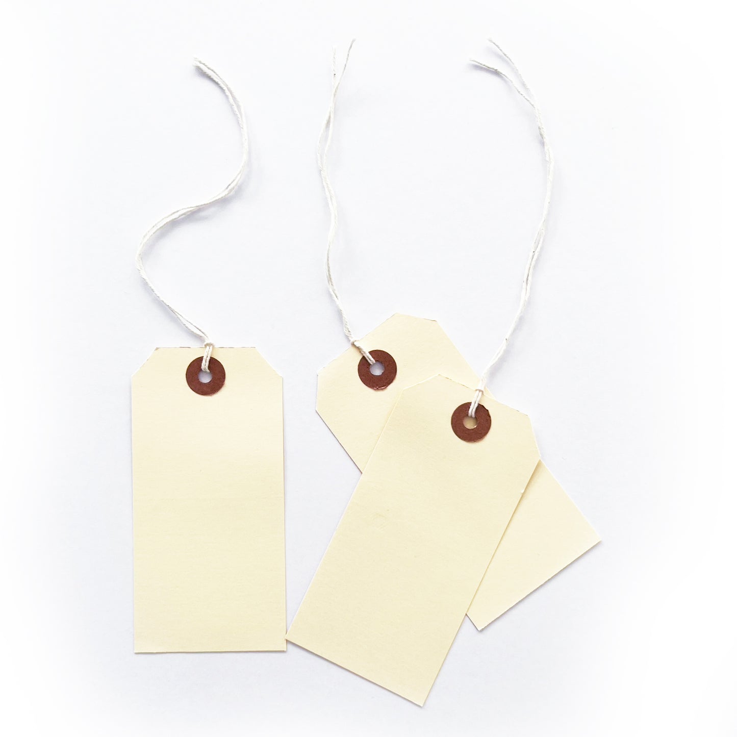 Manilla Cream Card Tags | Vintage String Eyelet | Craft Wrapping Label