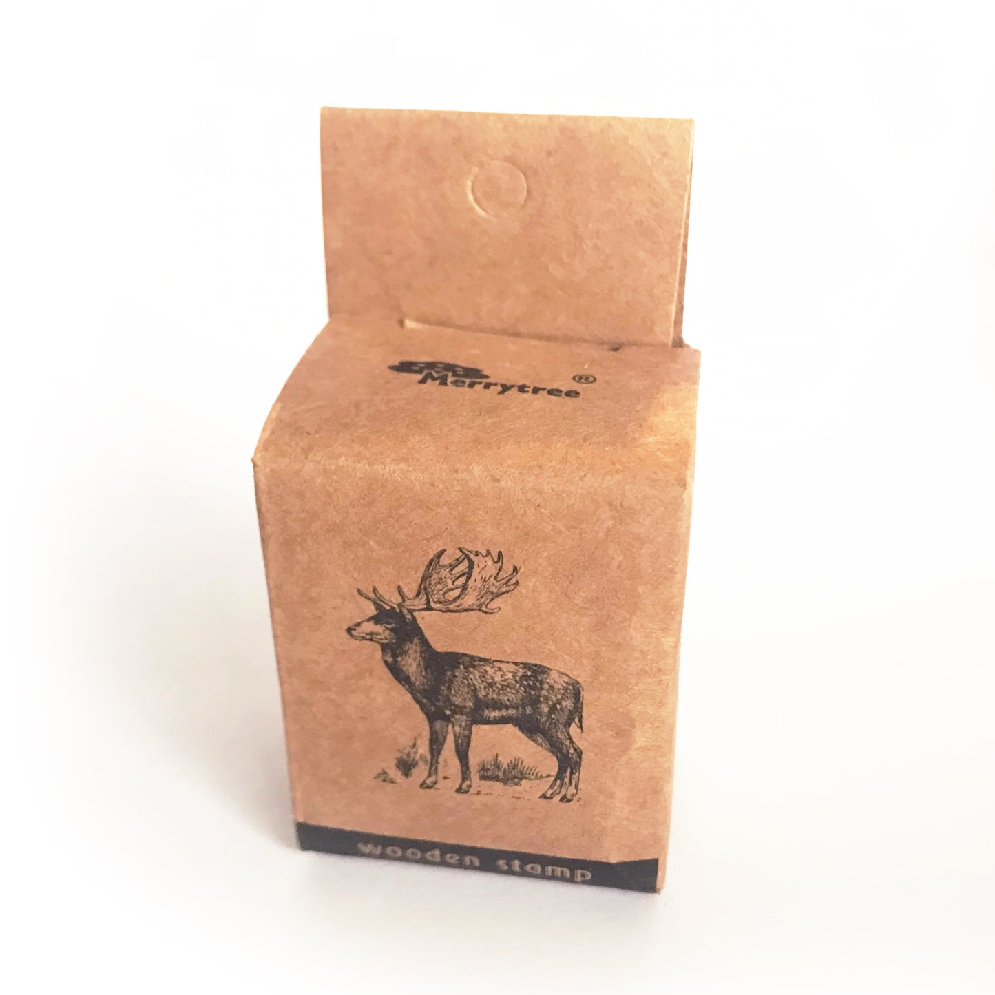 Stag Wooden Rubber Stamp | Reindeer Rustic Craft | Printing Stamps Craft - SweetpeaStore