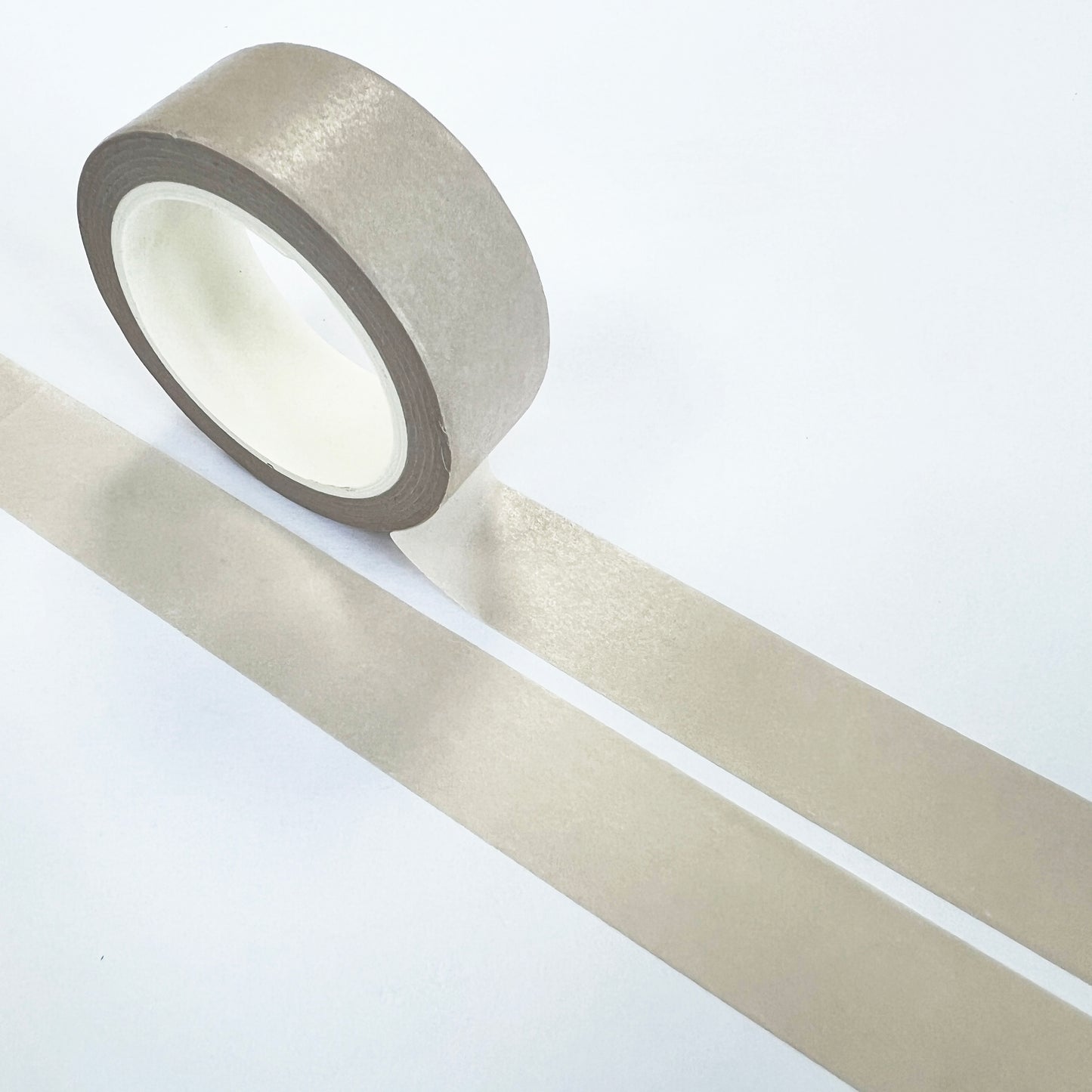 Beige Neutral Greige Solid Washi Tape | 15mm x 10m | Stationery Journalling Scrapbooking