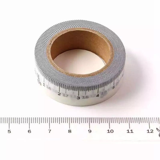 Washi Tape White Tape Measure Ruler Paper | 15mm x 10m | Journals Scrapbooks