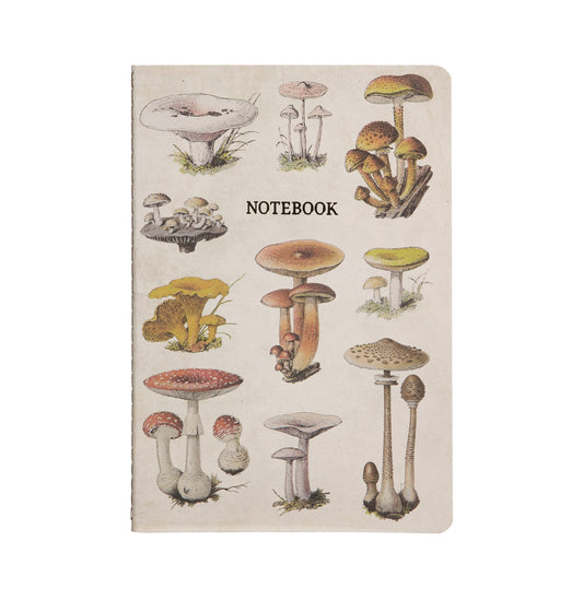 Sass & Belle Vintage Mushrooms Notebook  | Journal