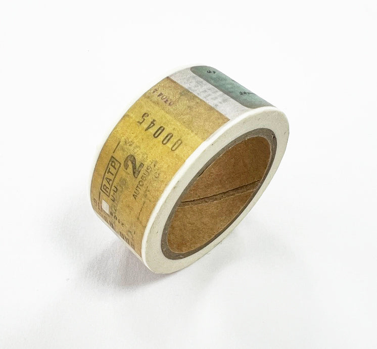 Vintage Ticket Washi Tape | 2cm x 10m | Journal Planner Travel Journal - SweetpeaStore