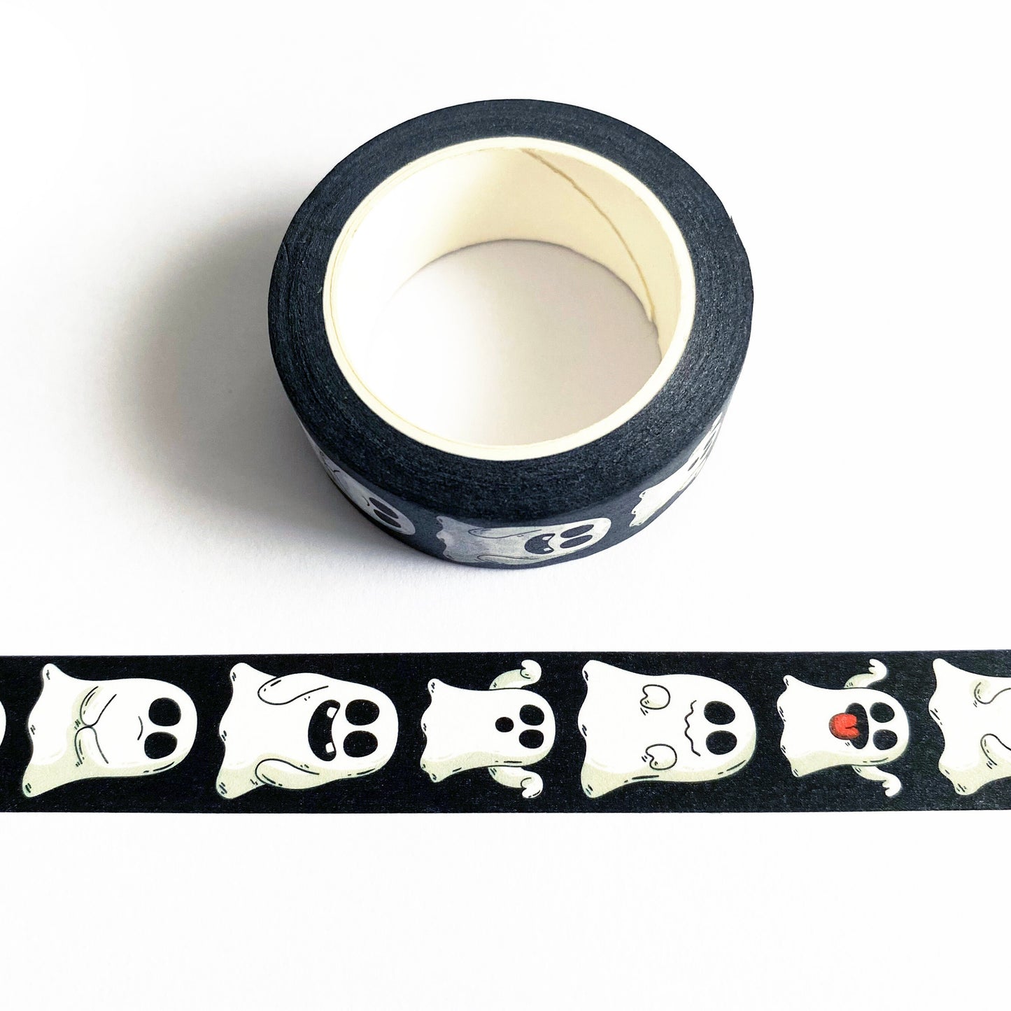 Halloween Washi Tape | 10mm or 15mm x 10m Roll | Bats Pumpkin Ghost Haunted House Craft Stationery Gold Silver Foil - SweetpeaStore