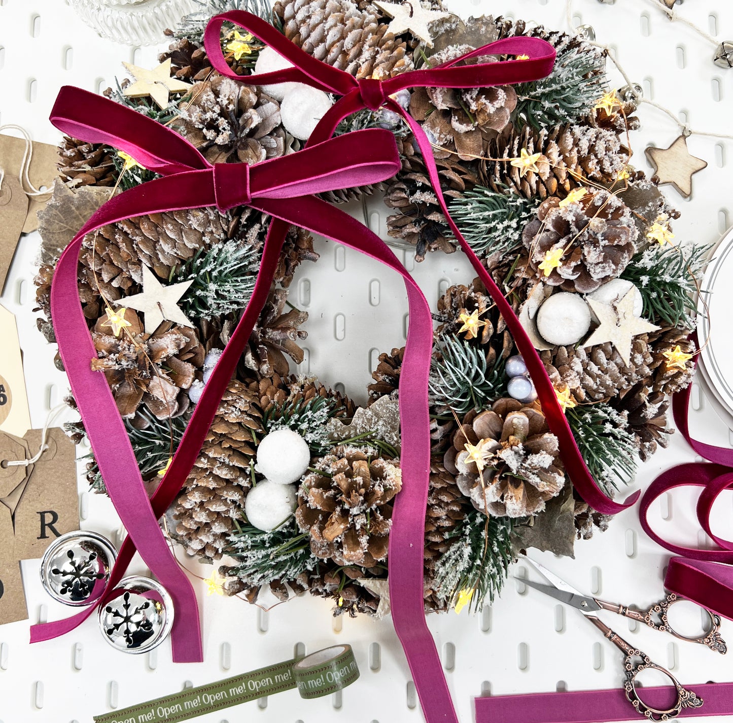 16mm Red Berry Velvet Ribbon | 1m or Full Roll | Single Sided | Invitations Valentine's Craft Decorations Decor - SweetpeaStore