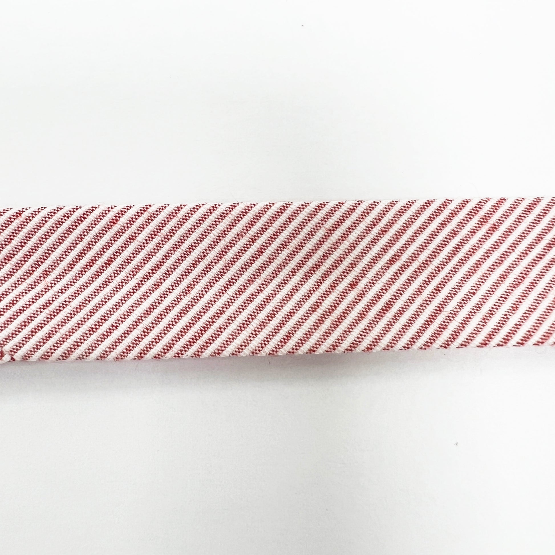 Bias Binding | 18mm Vintage Stripe Folded & Double Fold | red & White | Sewing Quilting Craft - SweetpeaStore