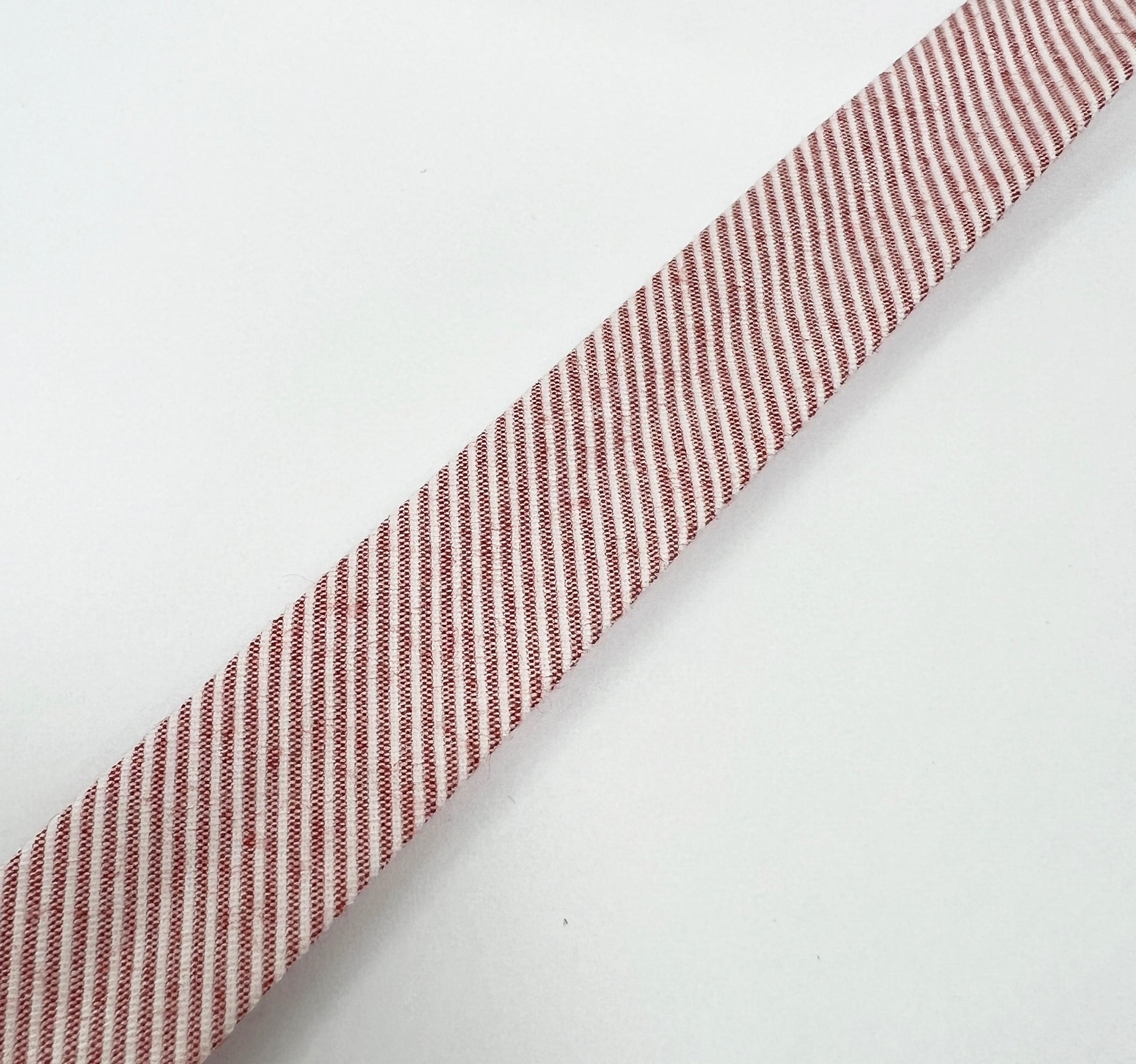 Bias Binding | 18mm Vintage Stripe Folded & Double Fold | red & White | Sewing Quilting Craft - SweetpeaStore