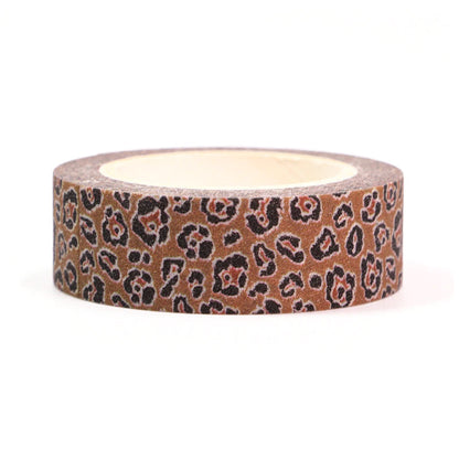 Shimmer Leopard Print Washi Tape - 15mm x 5m - SweetpeaStore