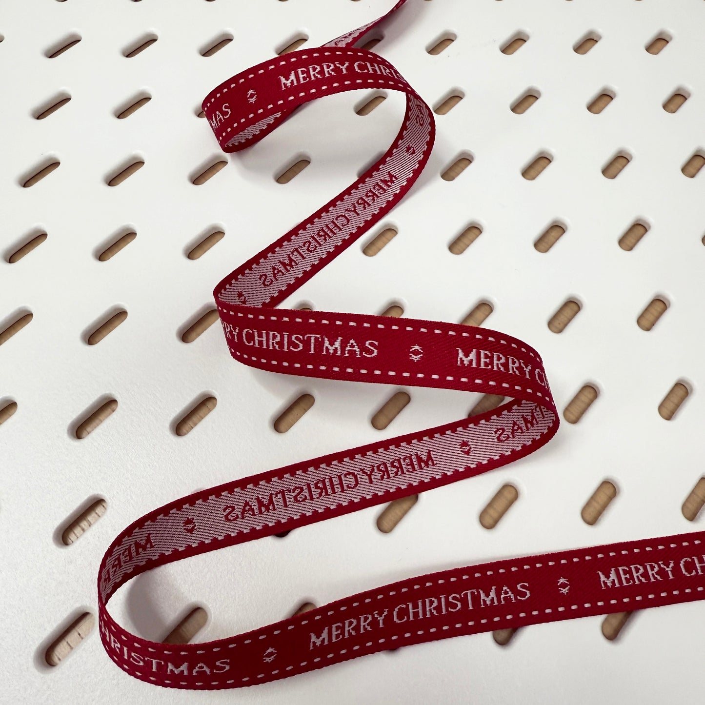 Christmas Ribbon | Red Green Natural | 1m 5m Full Roll | Wrapping Gifts Craft - SweetpeaStore