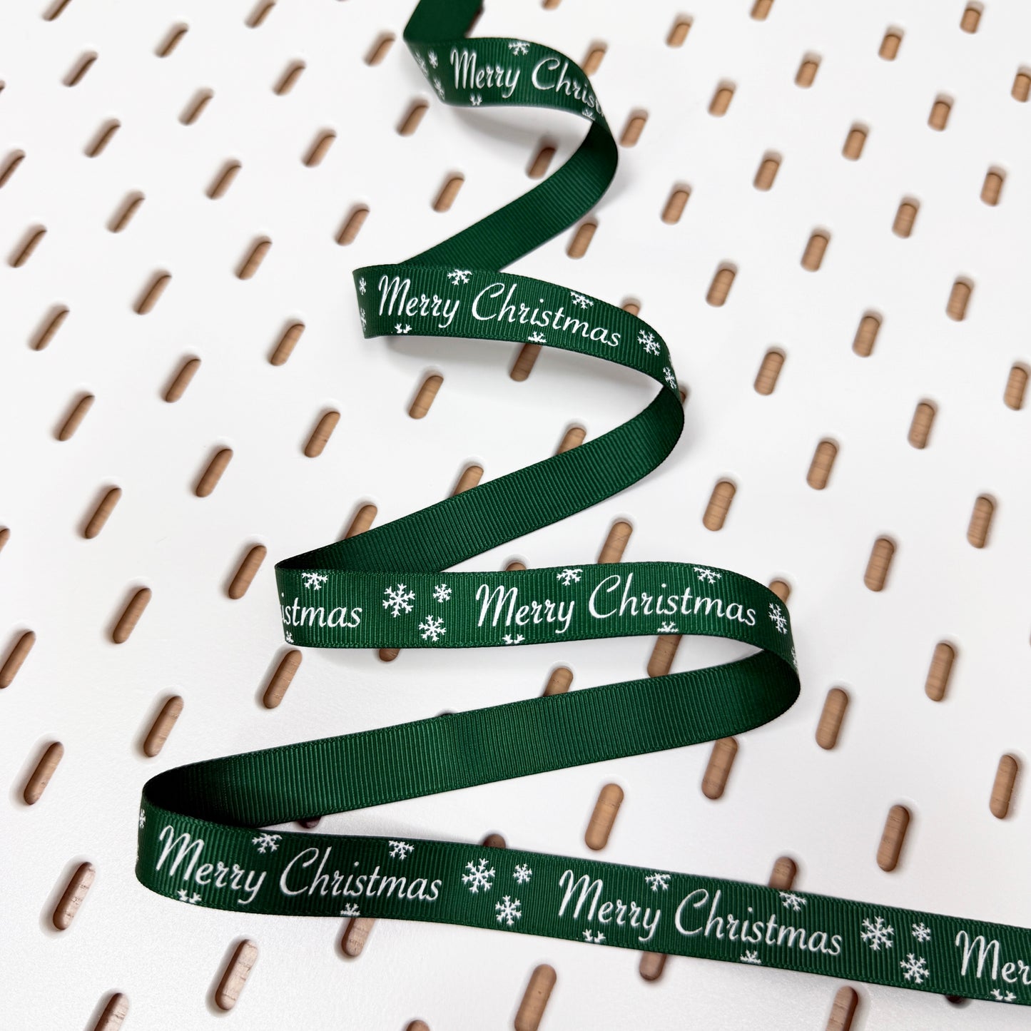 Christmas Ribbon | Red Green Natural | 1m 5m Full Roll | Wrapping Gifts Craft - SweetpeaStore