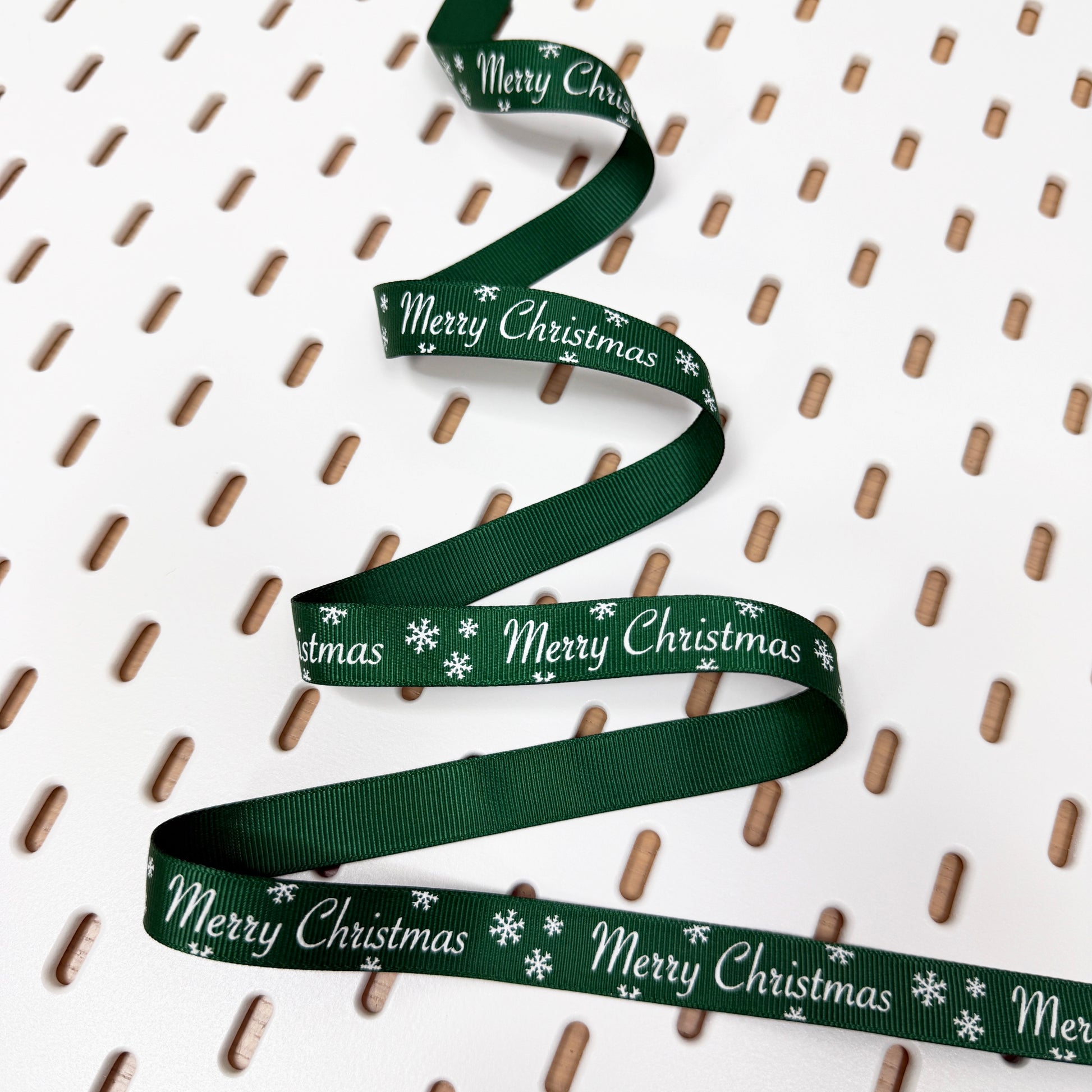 Christmas Ribbon | Red Green Natural | 1m 5m Full Roll | Wrapping Gifts Craft - SweetpeaStore