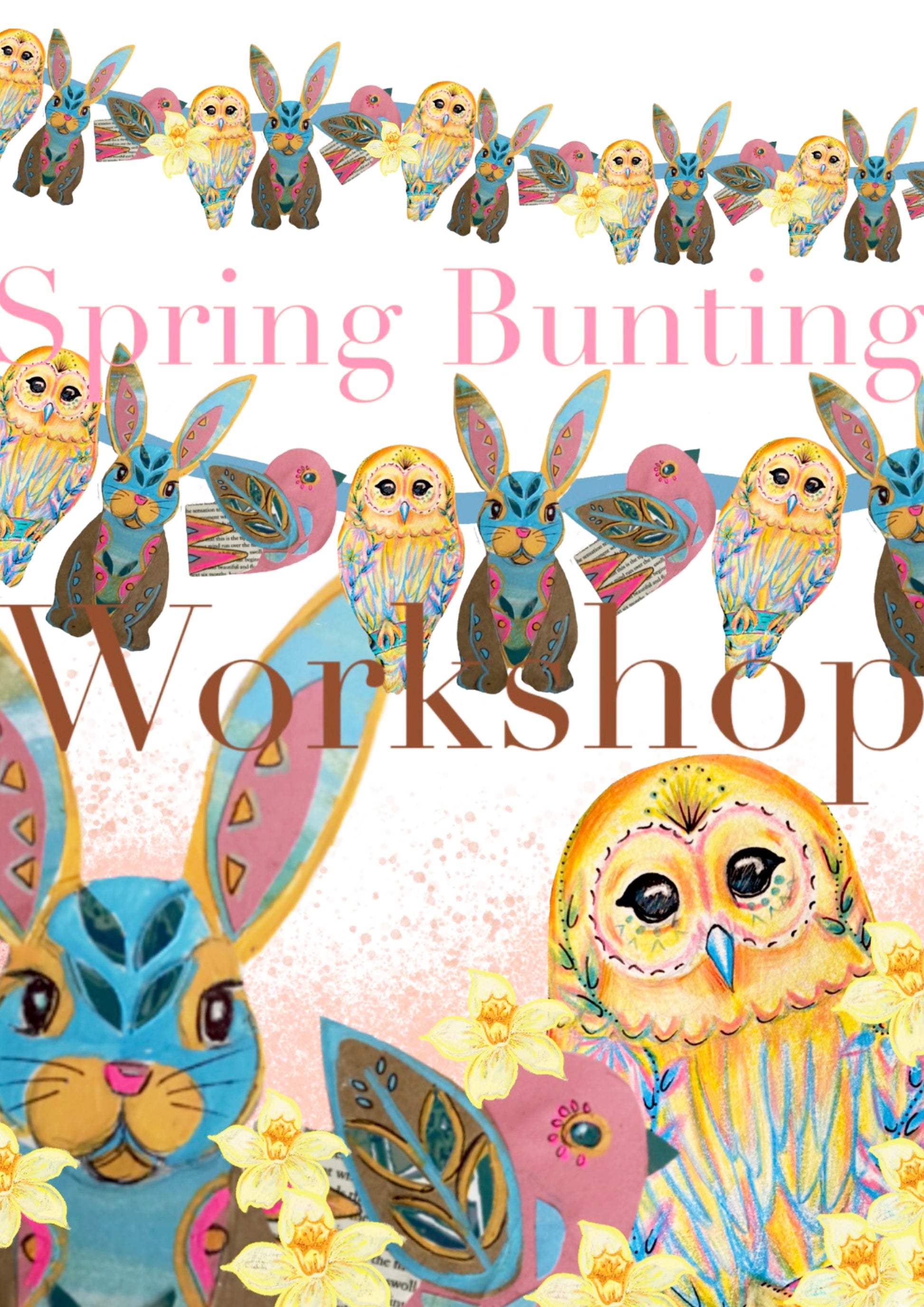 Bunting Workshop With Kate Riddles | Monday 8th April 2024 1pm - 2.30pm - SweetpeaStore
