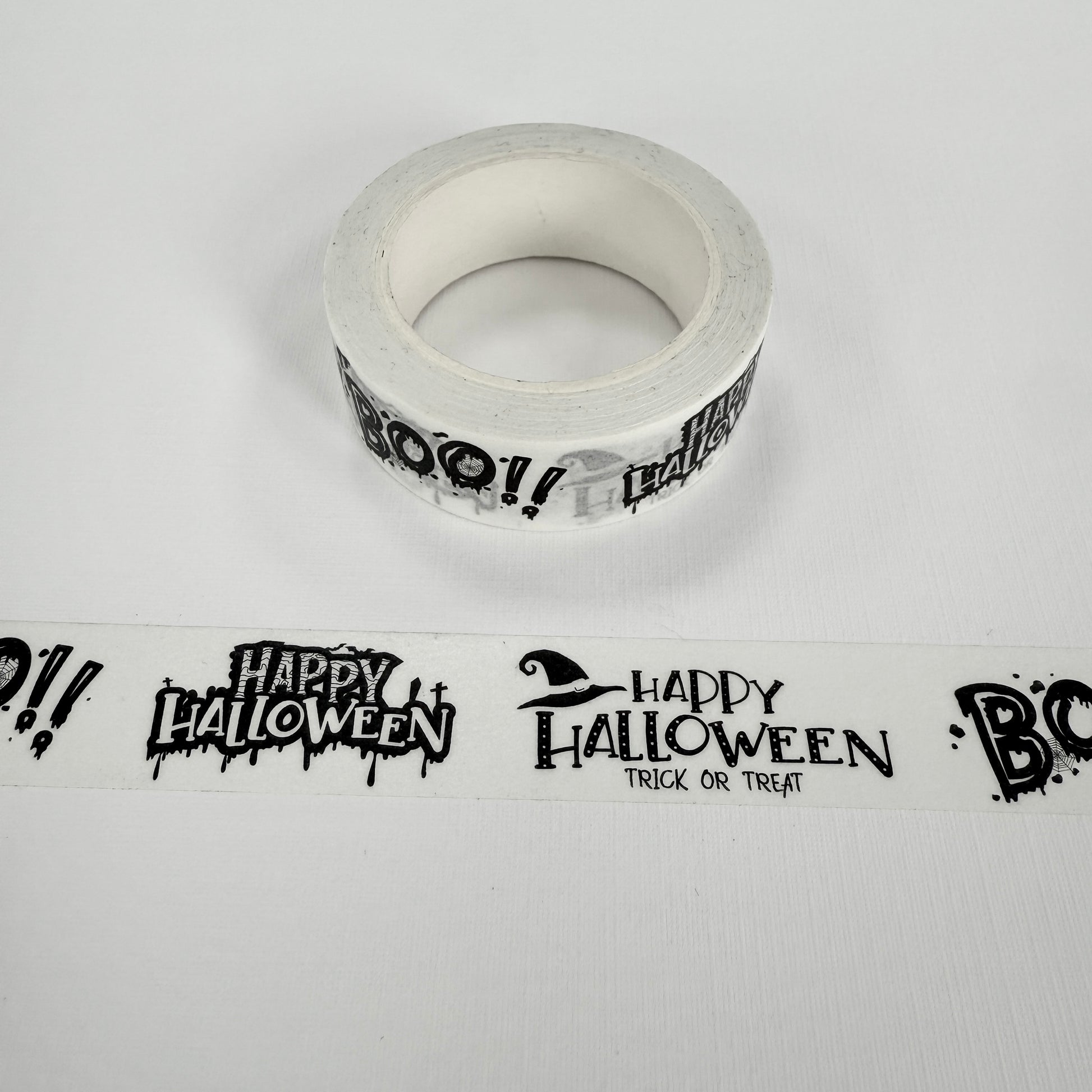 Boo! Happy Halloween Washi Tape - 15mm x 10m Roll - SweetpeaStore