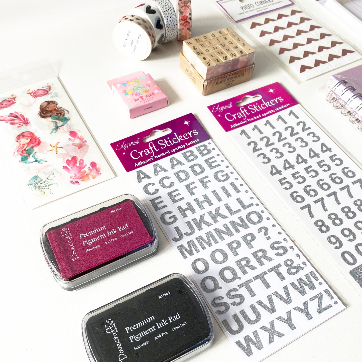 Pink Stationery Set | Mermaid Gift Set | Journalling Scrapbooking | Perfect Present Idea - SweetpeaStore