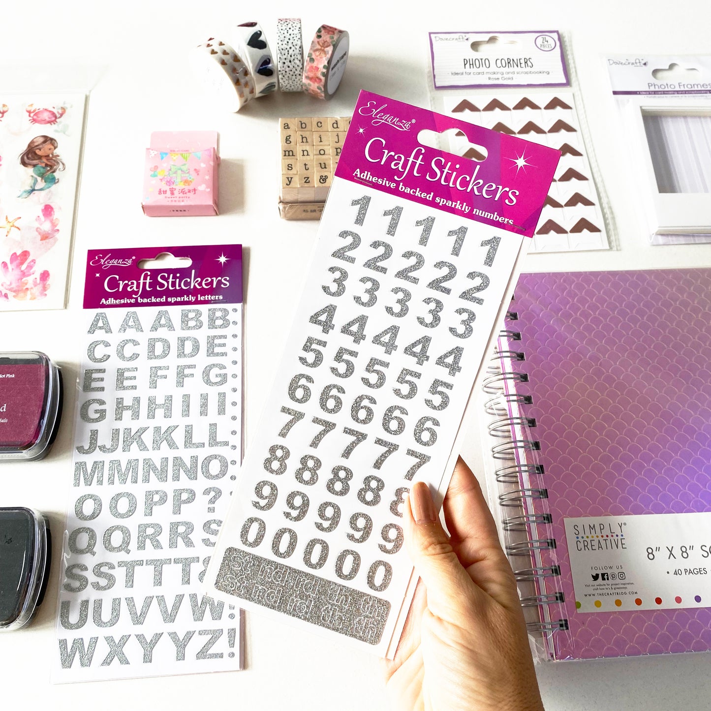 Pink Stationery Set | Mermaid Gift Set | Journalling Scrapbooking | Perfect Present Idea - SweetpeaStore