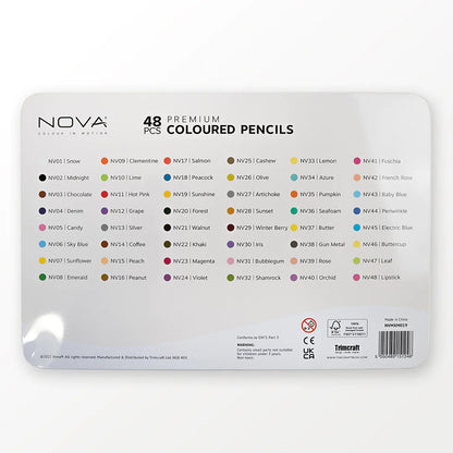 Coloured Pencils | 48pcs | NOVA - SweetpeaStore