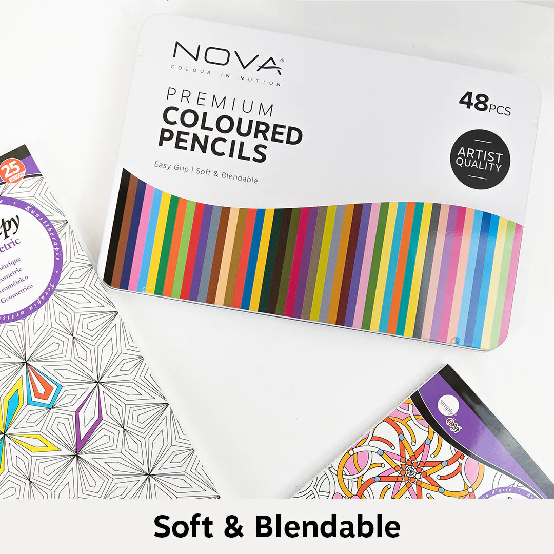Coloured Pencils | 48pcs | NOVA - SweetpeaStore