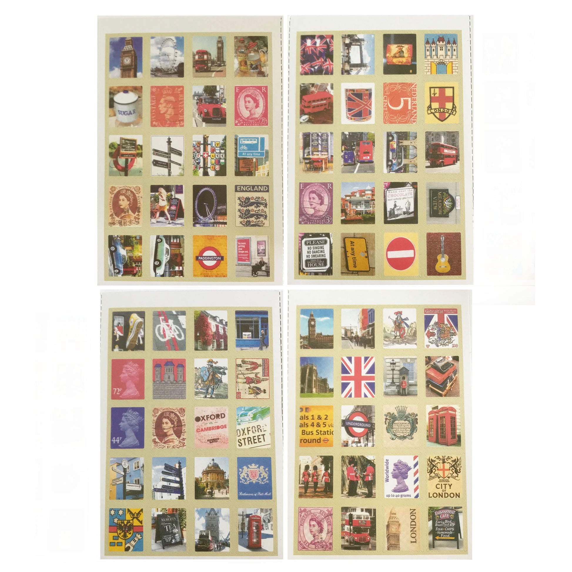 80 Vintage British Travel Stickers - SweetpeaStore
