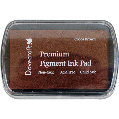 Dovecraft Premium Pigment Ink Pad COCOA BROWN - SweetpeaStore