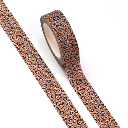 Shimmer Leopard Print Washi Tape - 15mm x 5m - SweetpeaStore