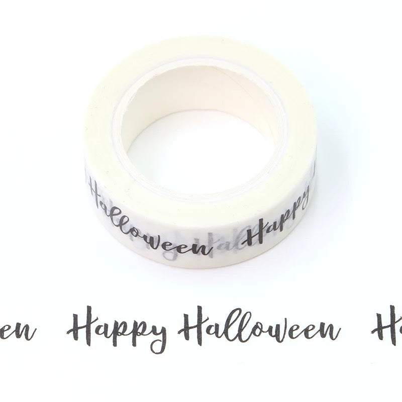 Happy Halloween Washi Tape - 15mm x 10m Roll - SweetpeaStore