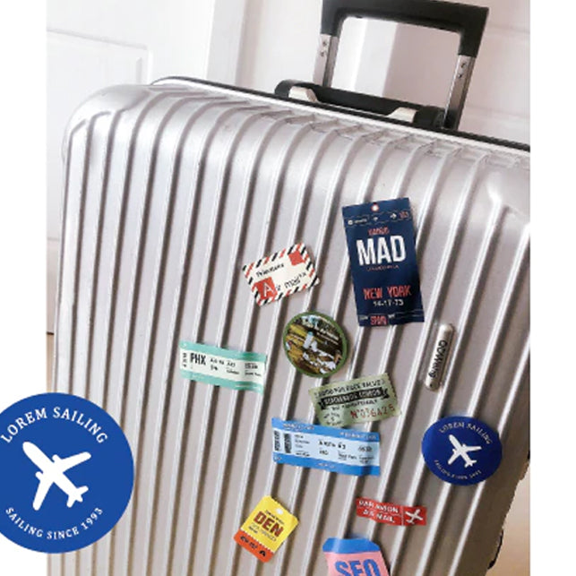 World Traveller Sticker Set - Choose Design - 30 Stickers - SweetpeaStore